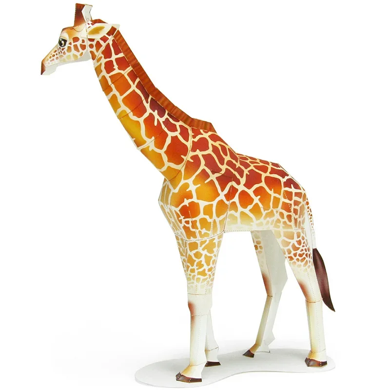 Art Craft Cardboard - キリン折り紙アート折りたたみミニかわいい 3D 紙モデルペーパークラフト動物フィギュア DIY 子供大人手作りクラフトおもちゃ QD-251