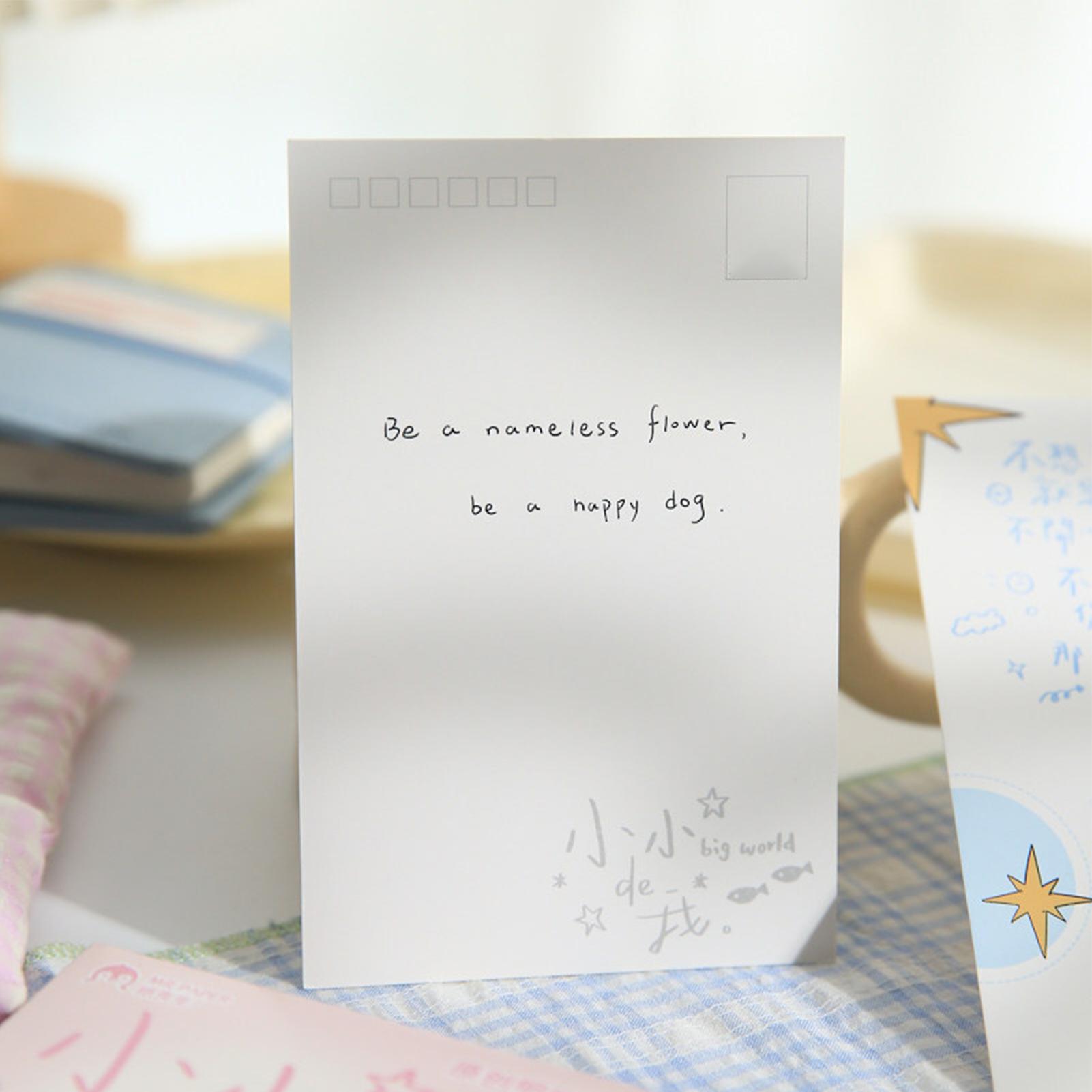 Art Craft With Paper - ポストカード紙ポストカードアートクラフト用 30 枚動物パターンスクラップブッキングカード書き込み可能男の子女の子卒業