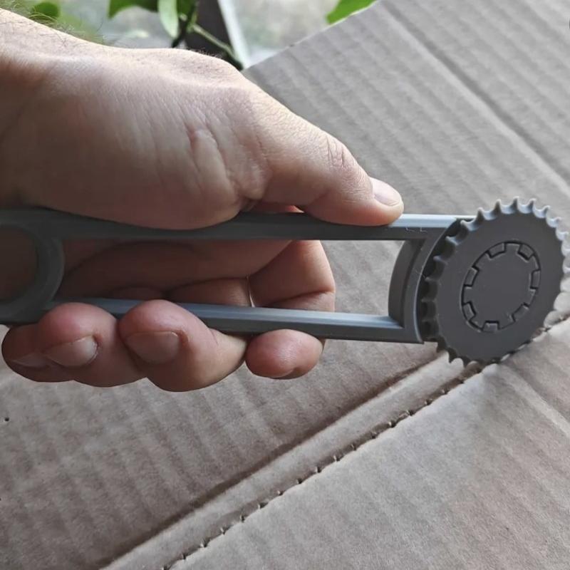 Art Craft With Paper - 頑丈な段ボール穴あけパンチ、滑り止めハンドル付き、家庭用DIY包装、アートクラフトプロジェクト用ペーパーパンチツール