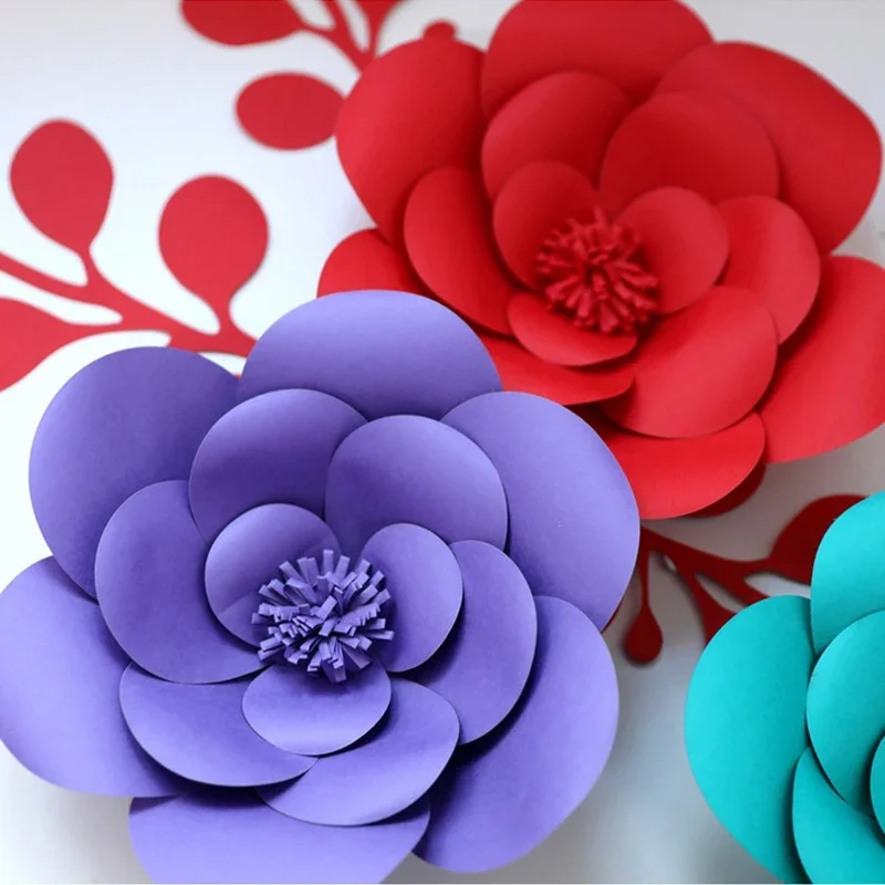 DIY造花 大型ペーパーローズフラワー 背景幕 フルキット  - Art And Craft For Nursery のレビューと価格