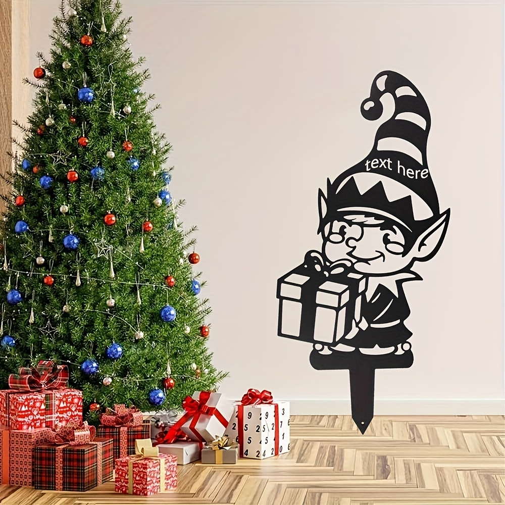 CIFBUY クリスマスエルフの金属製壁飾り。防水性があり、 - Art Craft Bar のレビューと価格