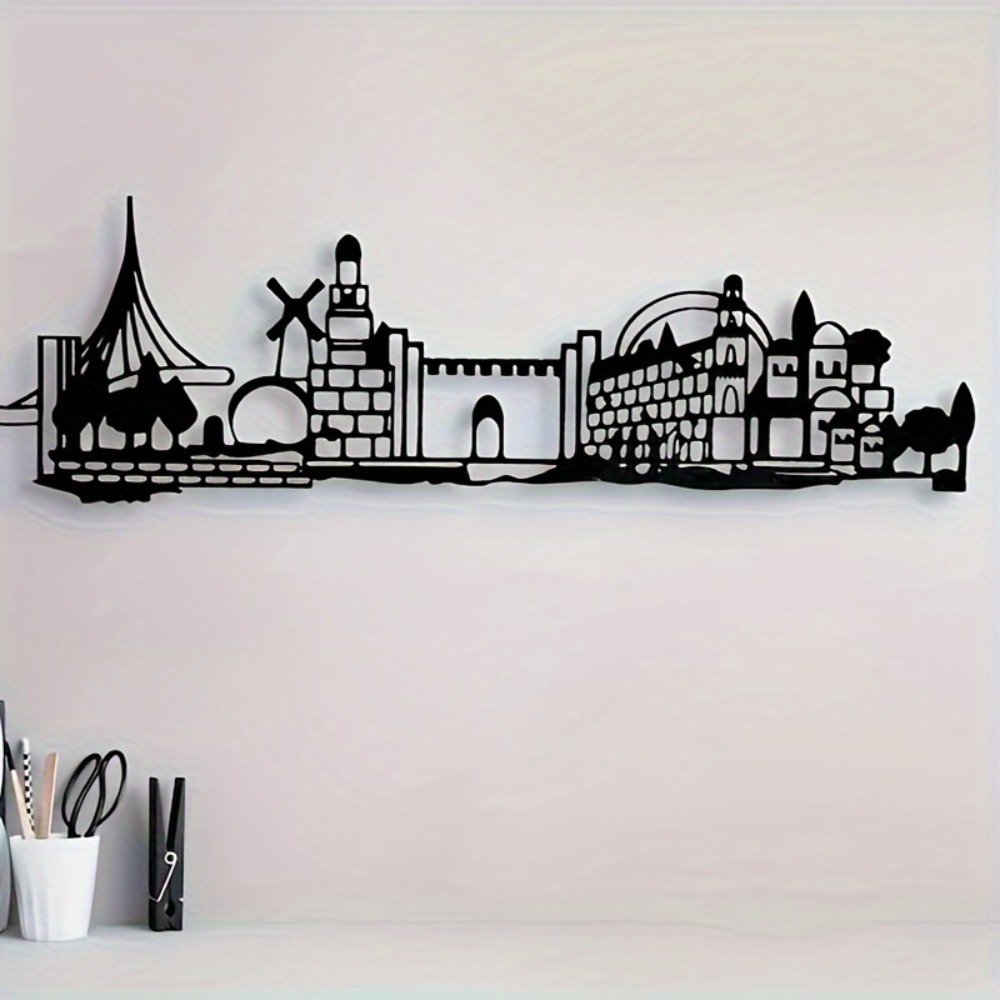 CIFBUY メタルウォールアート エルサレムスカイライン装 - Art & Craft Paper For Kids のレビューと価格