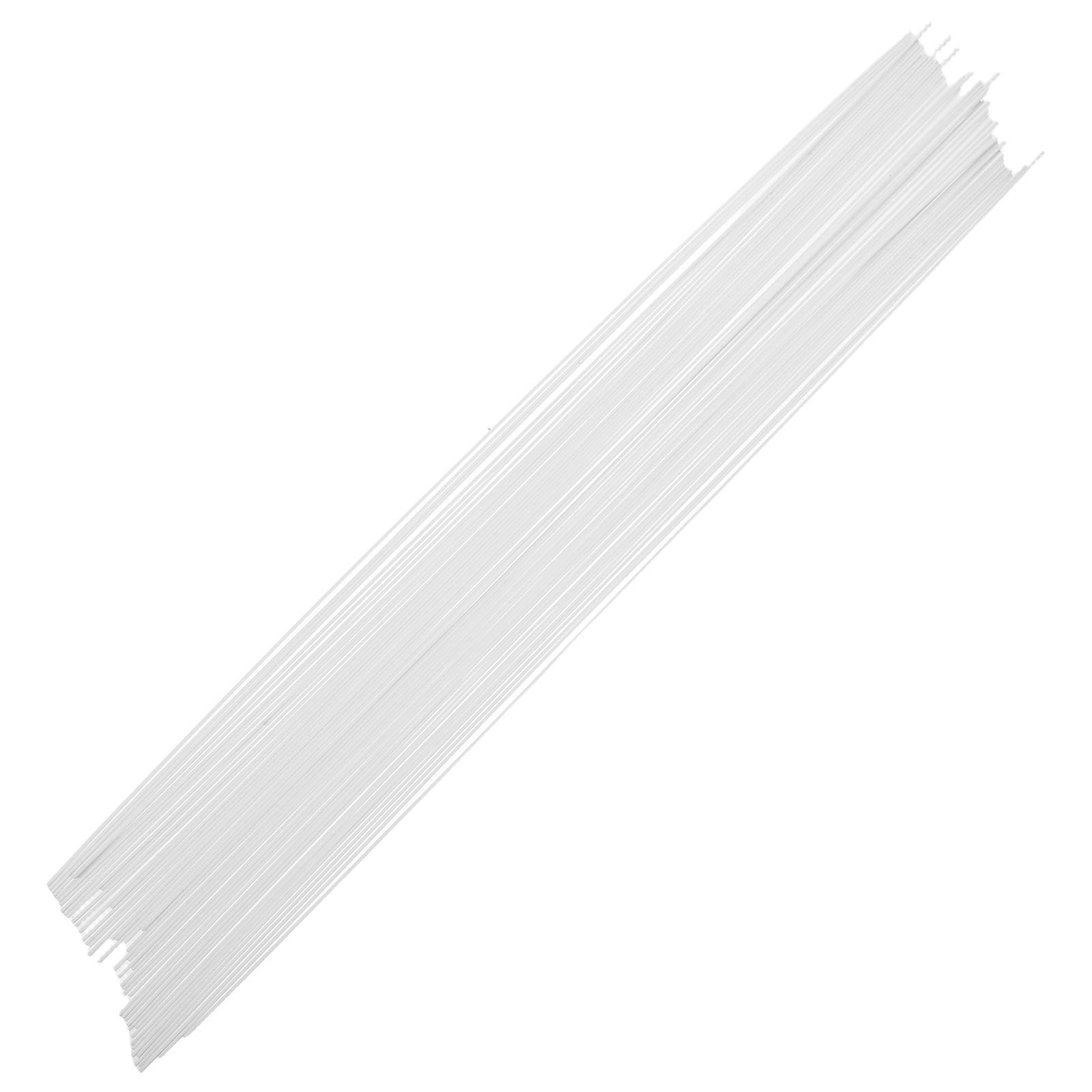 50本入り、白色プラスチック製の角型構造用ロッド、50cm、 - Art Craft Bar のレビューと価格