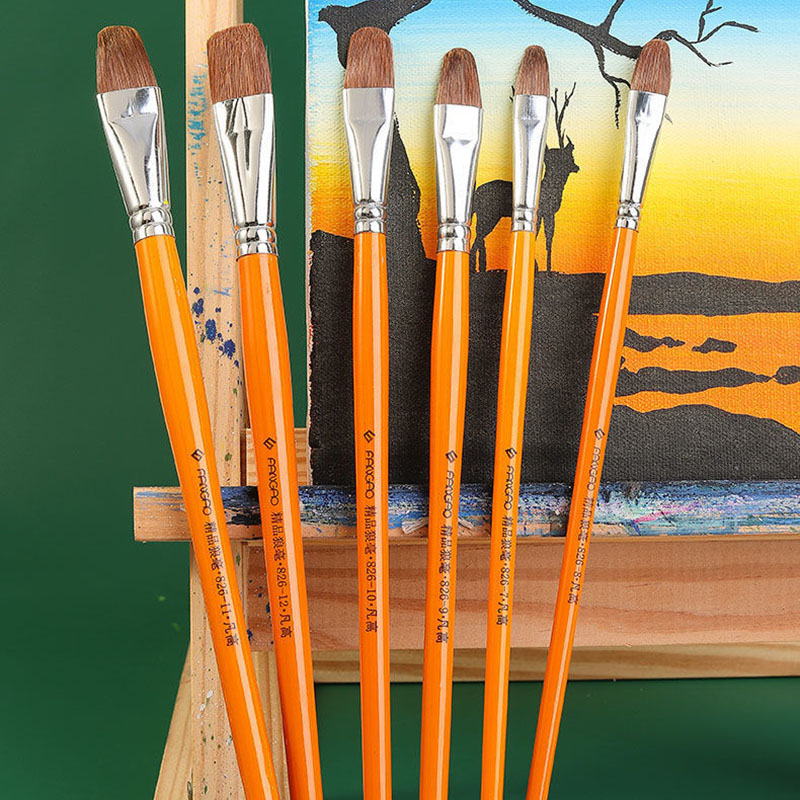 馬の毛の絵のブラシ,緑の磨かれた星のペン,アクリル絵の具,水 - Gouache Paint Set のレビューと価格