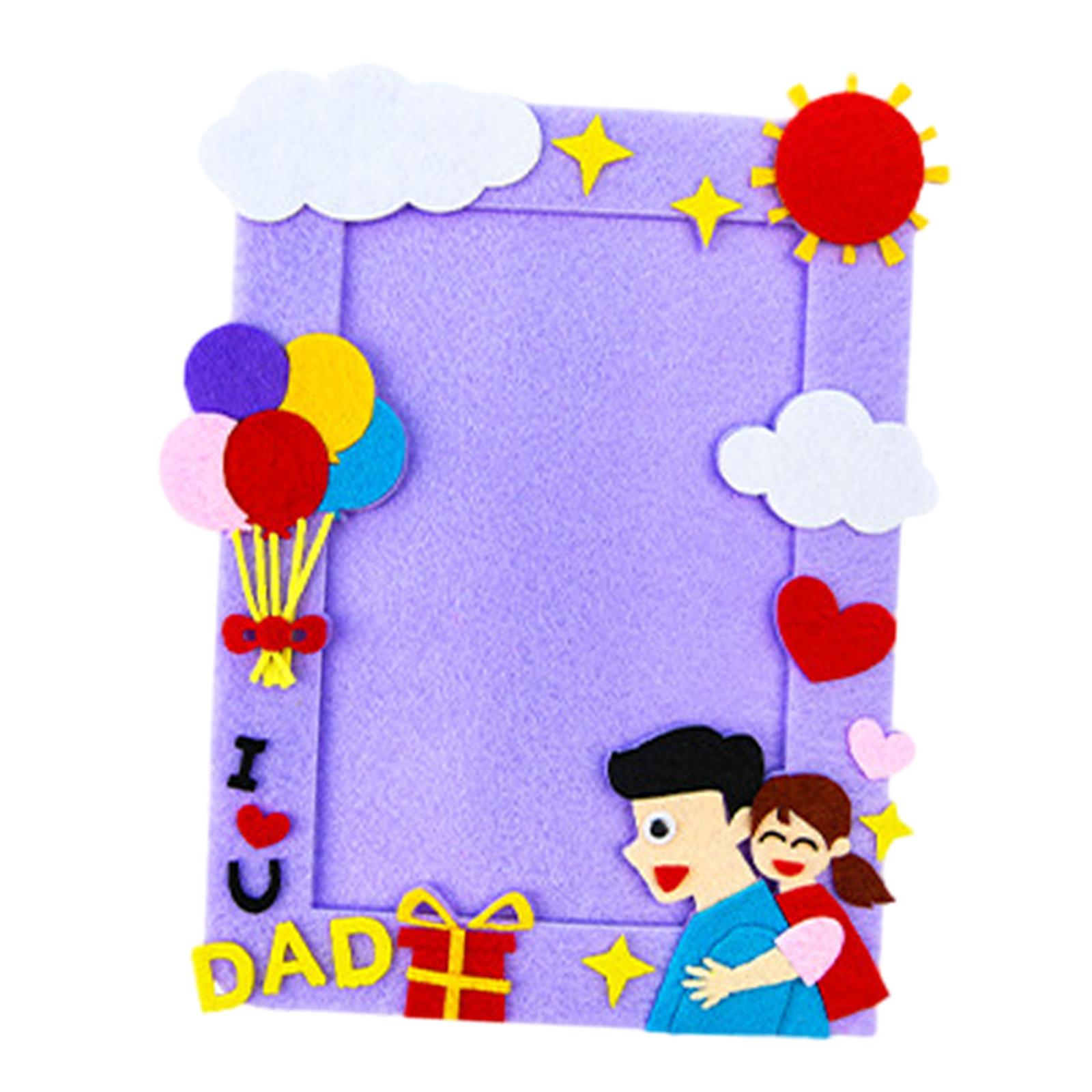 DIY写真立て、父の日ギフト、装飾品、親子のコミュニケーショ - Art And Craft For Father'S Day のレビューと価格