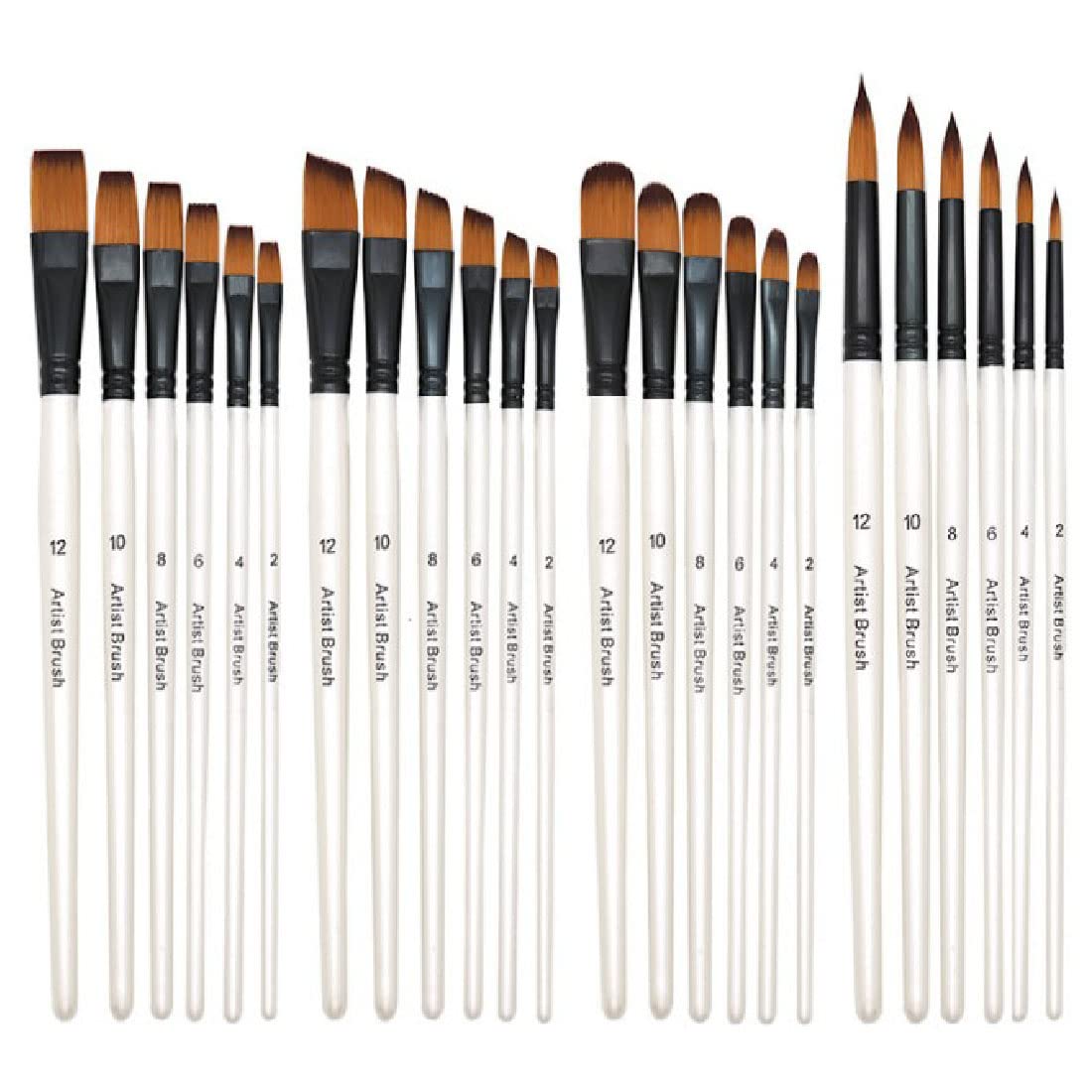 BOMEIJIA ペイント ブラシ セット ラウンド フラッ - Gouache Paint Set のレビューと価格