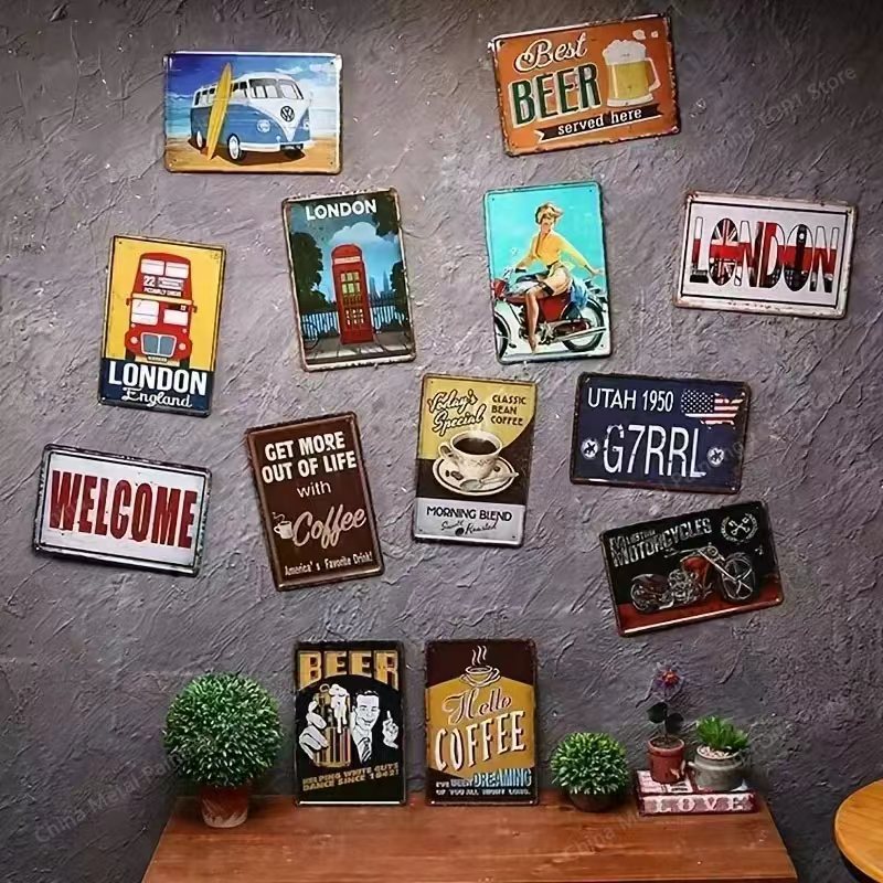 2Dメタルウォールアートサイン、モダンな女性をテーマにしたデ - Art Craft Bar のレビューと価格