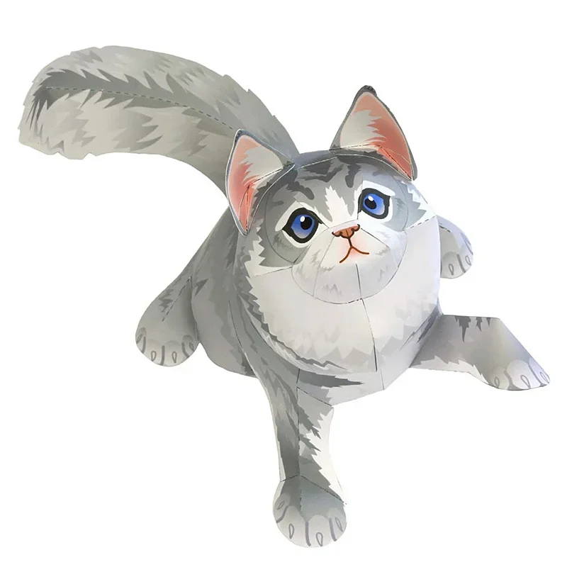 メインクーン猫 折り紙アート ミニ キュート 3D ペーパー - Art Craft Cardboard のレビューと価格